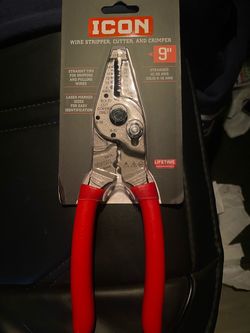 ICON 9" Wire Stripper, Cutter, and Crimper