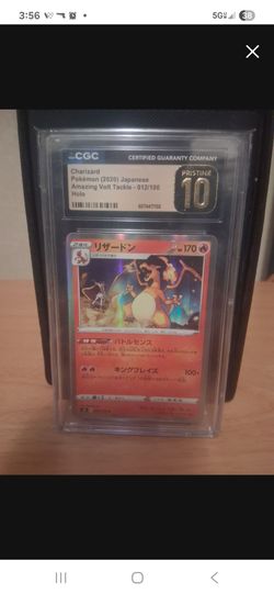 Charizard CGC 10 Pristine Japanese Holo Pokemon Card