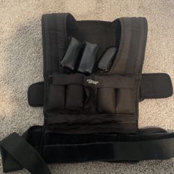 Weighted vest. 