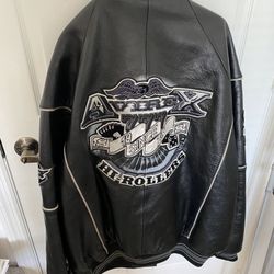 Avirex Hi-Rollers XXL Vintage Leather Jacket