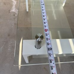 Glass Coffee Table & Round Table 