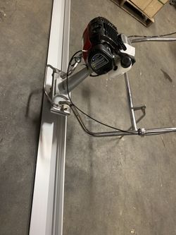 VIBRATING GAS CONCRETE POWER SCREED PRO FINISHING FLOAT TOOL WITH 8' BLADE BOARD 500.00