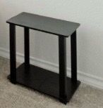 Black 2-Tier side tables