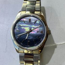 Casio MTP1302 Black Mother of Pearls - Elegant Dress Watch