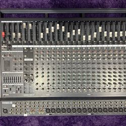 Yamaha 24 Channel Mixer + 15" Carpeted 2-Way Loud Speakers
