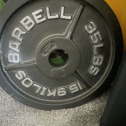 35 Lbs Barbell Plate 