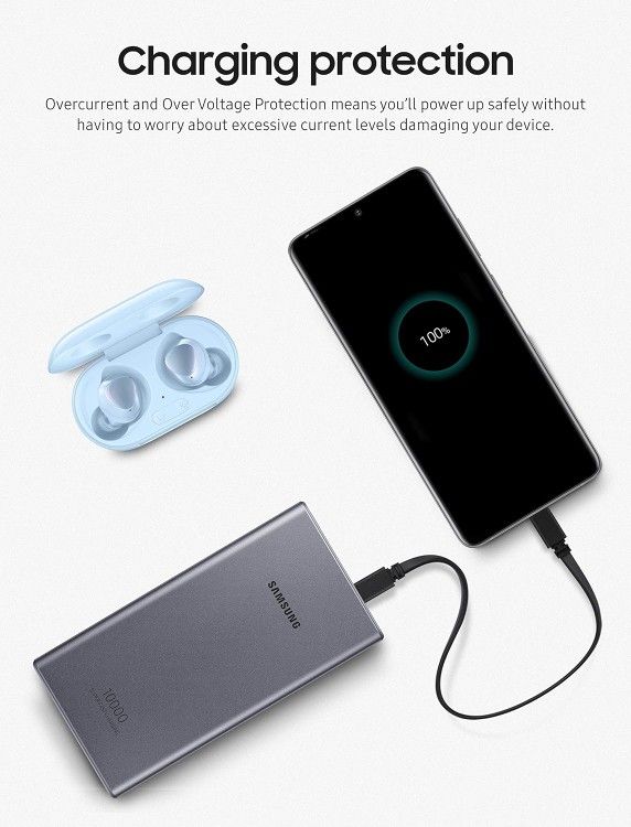 Samsung 10000 mAh Super Fast 25W Portable Dual Port Charger Battery Pack (Brand New)