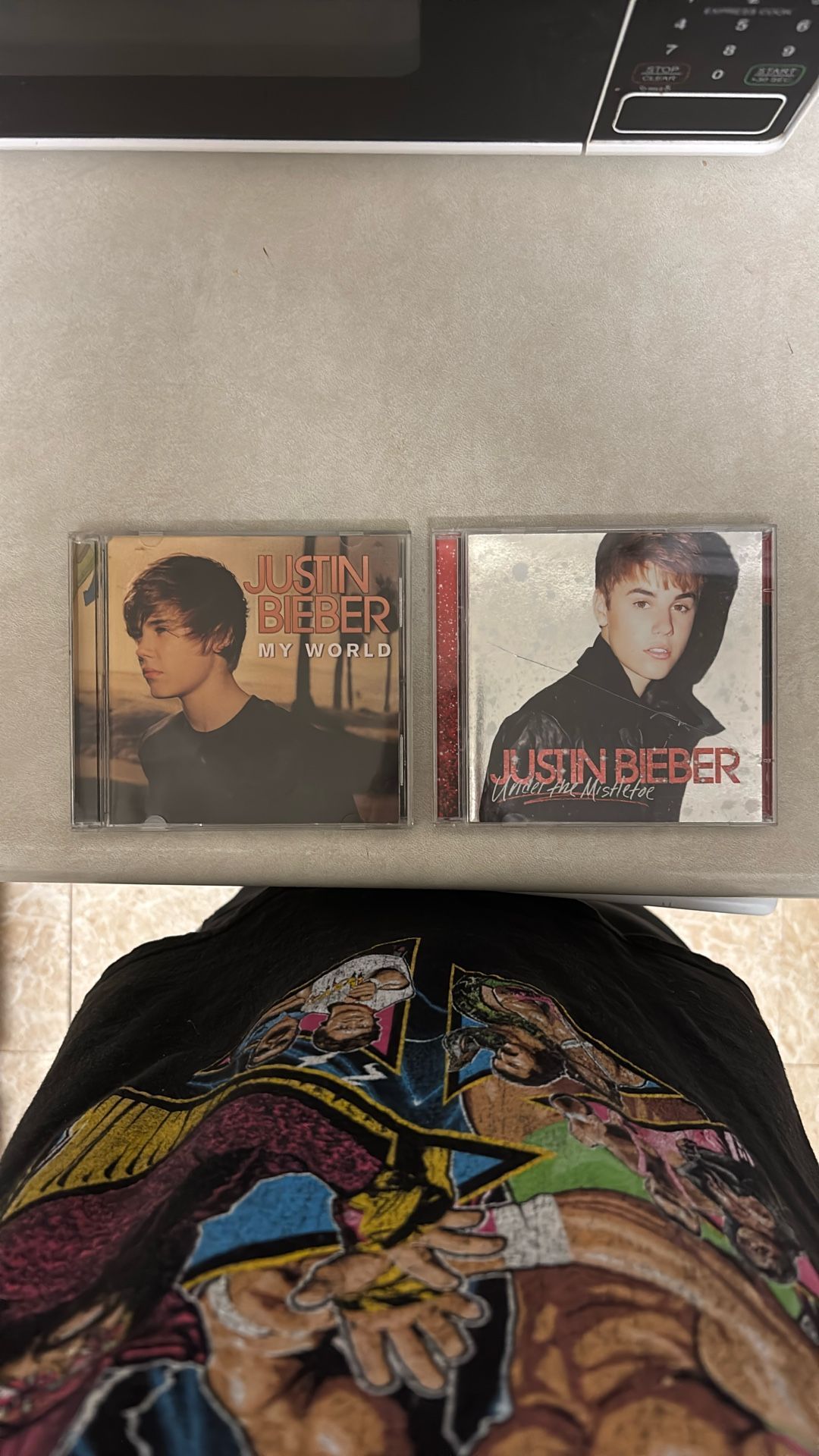 Justin Bieber CD Bundle (My World + Under The Mistletoe + Bonus Book)