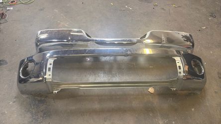Rear bumper and front bumper Toyota tundra 2012