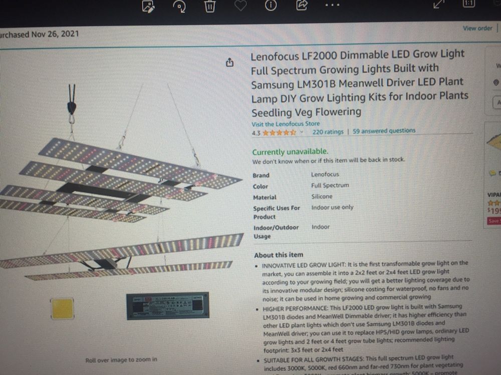 Customizable Indoor Hydro Grow Light NEW