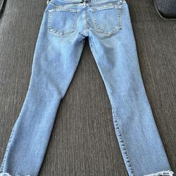 A&F Abercrombie & Fitch Blue Rip Jeans 