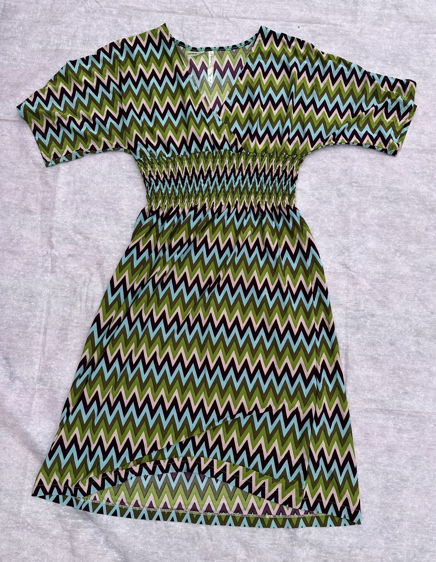 Fun Beautiful Color Knit Dress