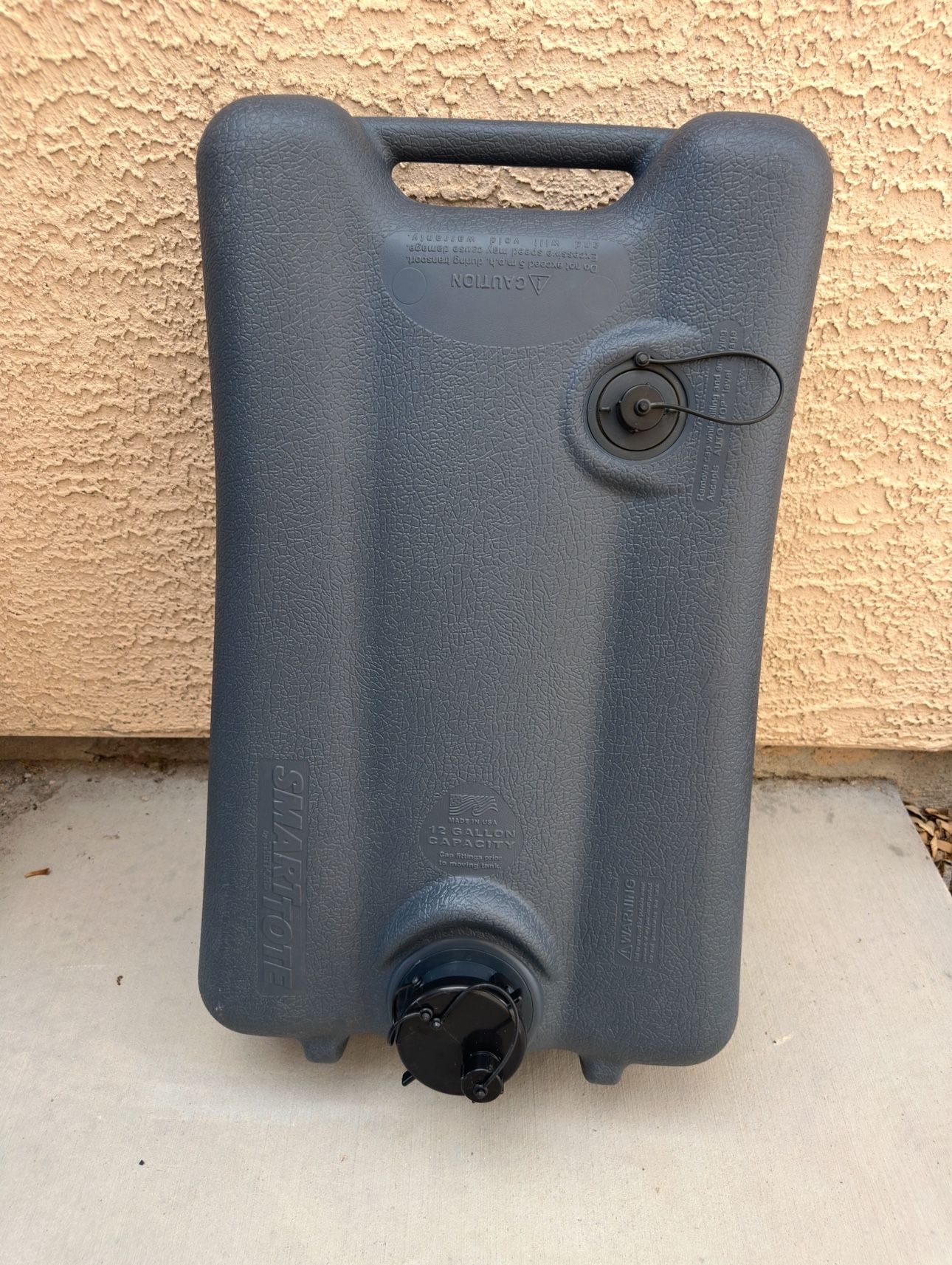 SmartTote Portable RV Waste Tote Tank - 12 Gallons - 2 Wheels - Thetford