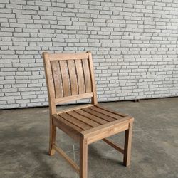 New Solid Teak Outdoor Chair