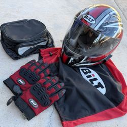 BiLT Helmet Plus Gloves And Bag