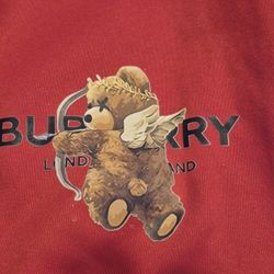 Tea Pup Red T Graphic Hoodie