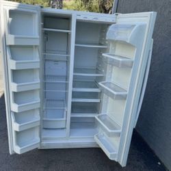 36” Wide Side By Side Refrigerator Fridge Freezer With No Ice Or Water Maker Free Local Delivery/30 Day Warranty 