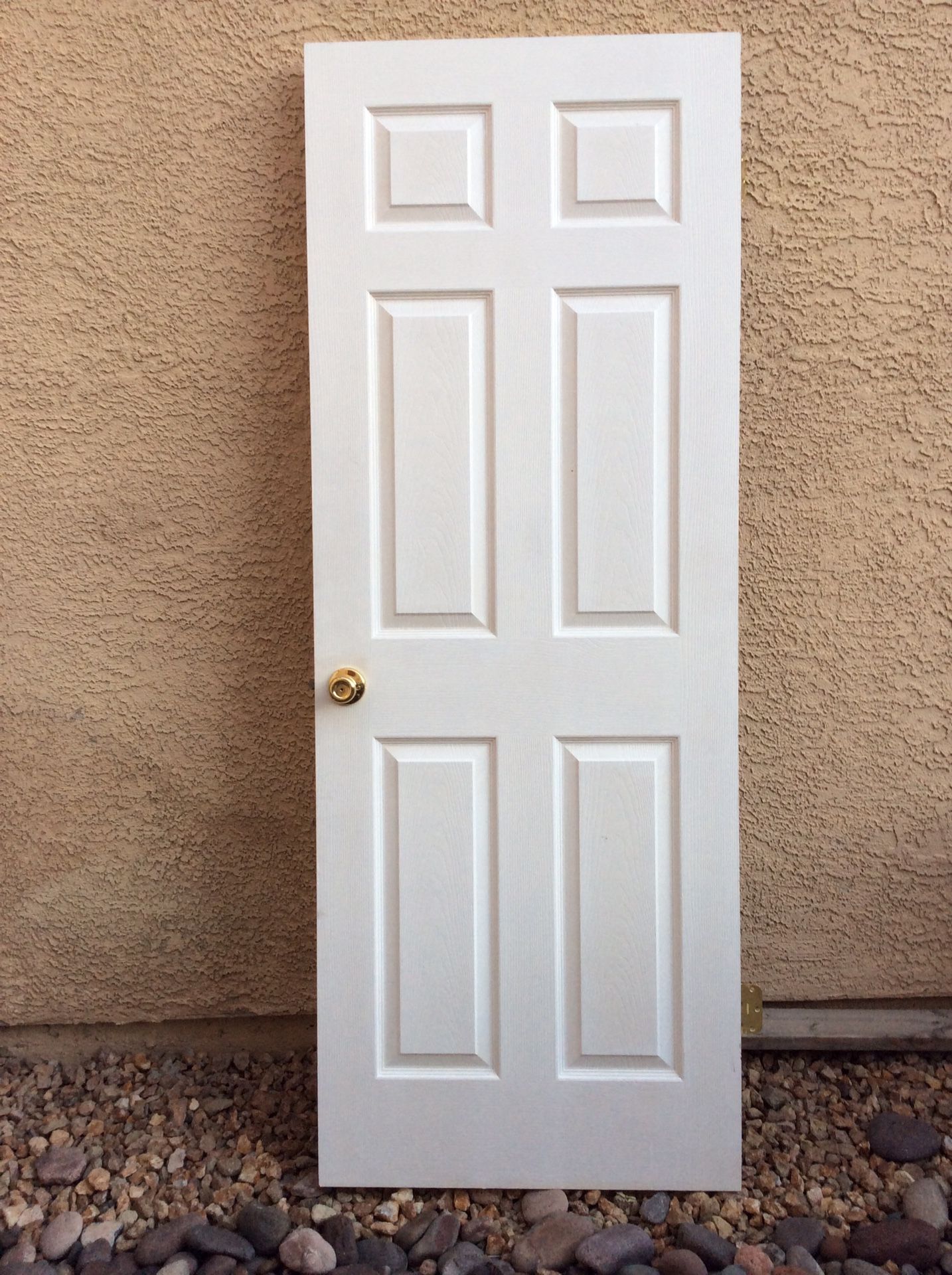 Indoor bedroom bathroom 6 panel door locking