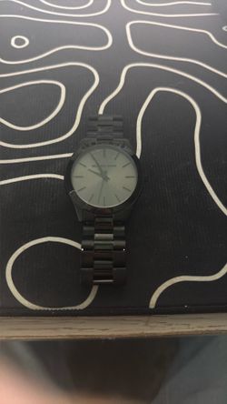 Micheal Kors Authentic Black and Chrome Watch - BRAND NEW