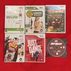 6 Wii Games 