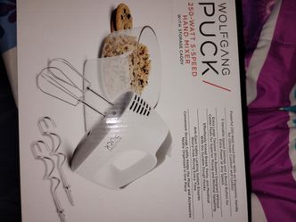 Wolfgang Puck 250-Watt 5-Speed Hand Mixer
