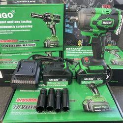 18V brushless Lithium Wrenching