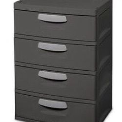 Grey Plastic Storage Containers 