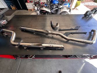 Softail deluxe exhaust