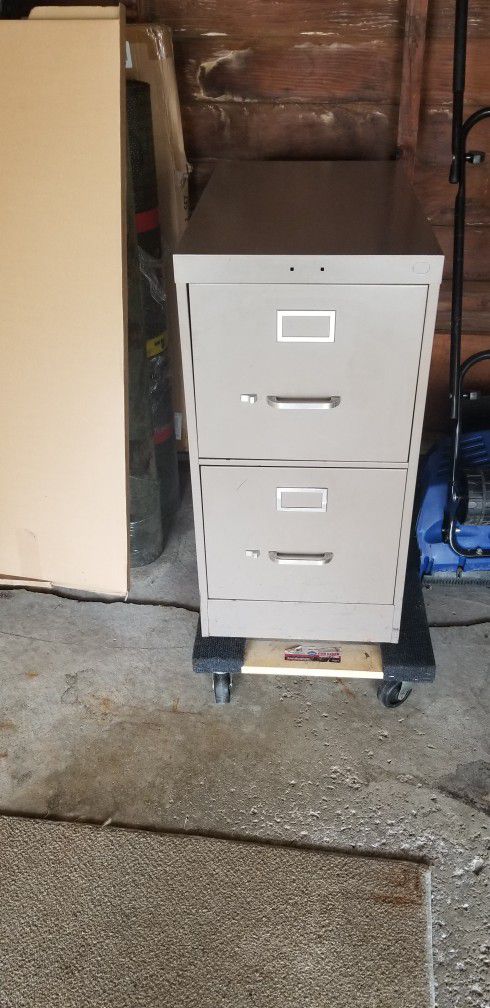 2 Drawer Heavy Duty File Cabinet 