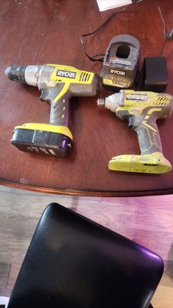 Ryobe Drill And Impact Drill