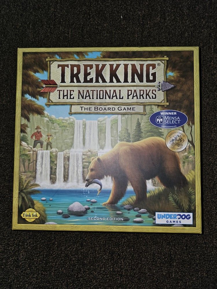 Underdog Games Trekking National Parks Game Board - UG10001 New Open Box