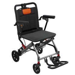 New Lightweight Folding Transport Wheelchair