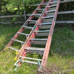 Fiberglass Ladder S Extension S & Steps 