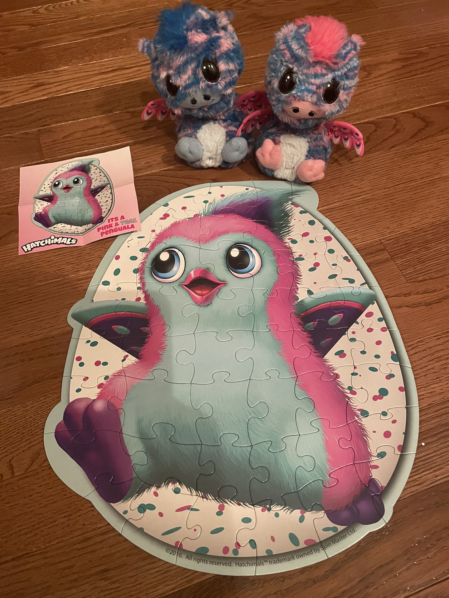 Hatchimal Twins - Set Of Two , Plus Puzzle And an Egg 