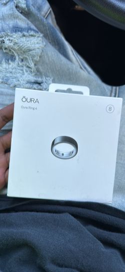 Oura Ring 4 Watch Size 8 Black