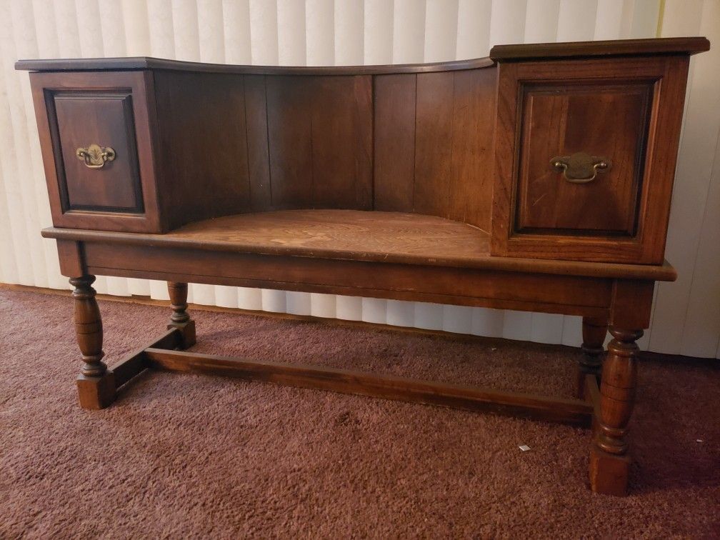 Vintage Telephone Bench 