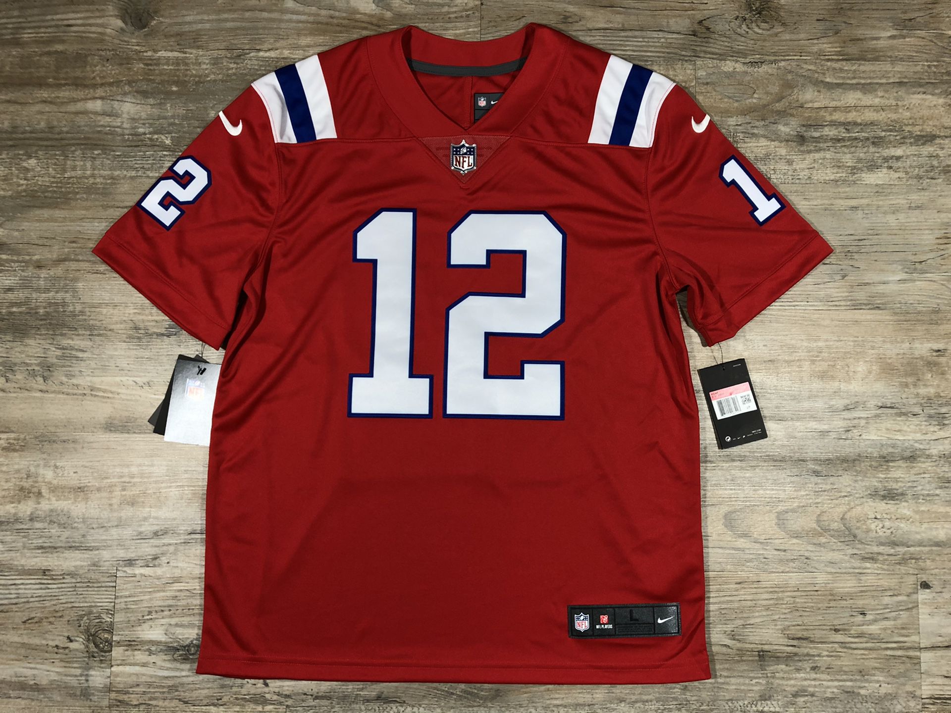New England Patriots Tom Brady Untouchable Vapor Jersey Sewn Size Mens Large