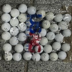 42 CALLAWAY WARBIRD FOLF BALLS 3 Dozen +6 Balls White Used but Good