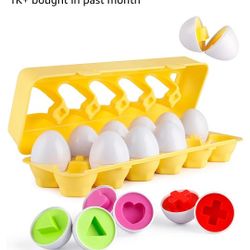 Early Learning Matching Shapes Eggs 