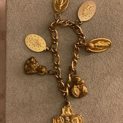  Handmade Religious Charm Bracelet 