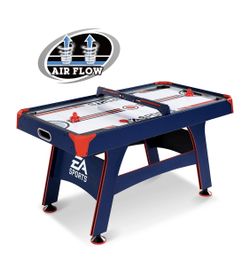 New In Box EA Sports 60 Inch Air Powered Hockey Table with Overhead Electronic Scorer