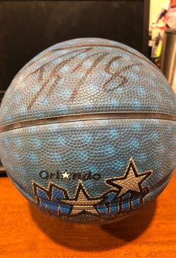 Autographed Dwight Howard autographed mini Orlando Magic Basketball
