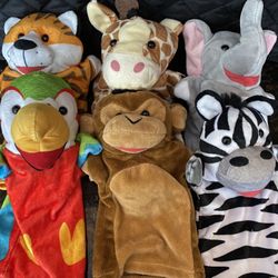 Hand Puppets - Safari Buddies