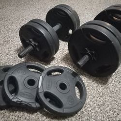 Vivitar Adjustable Dumbells Set