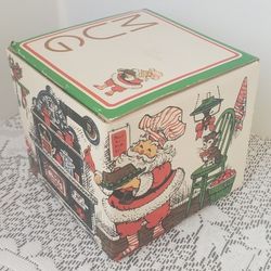 Potpourri Press Vintage Christmas Graphics Santa Mrs. Claus Empty Box Ephemera

