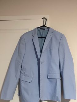 size L men Light Blue Men's Blazer Sport Coat