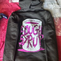Cough syrup hoodie BLACK