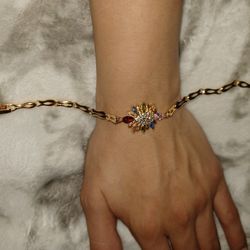 Colorful Flower Braclet