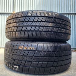 235/60/17 Riken X2 Used Like New