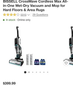 Bissell Crosswave Max